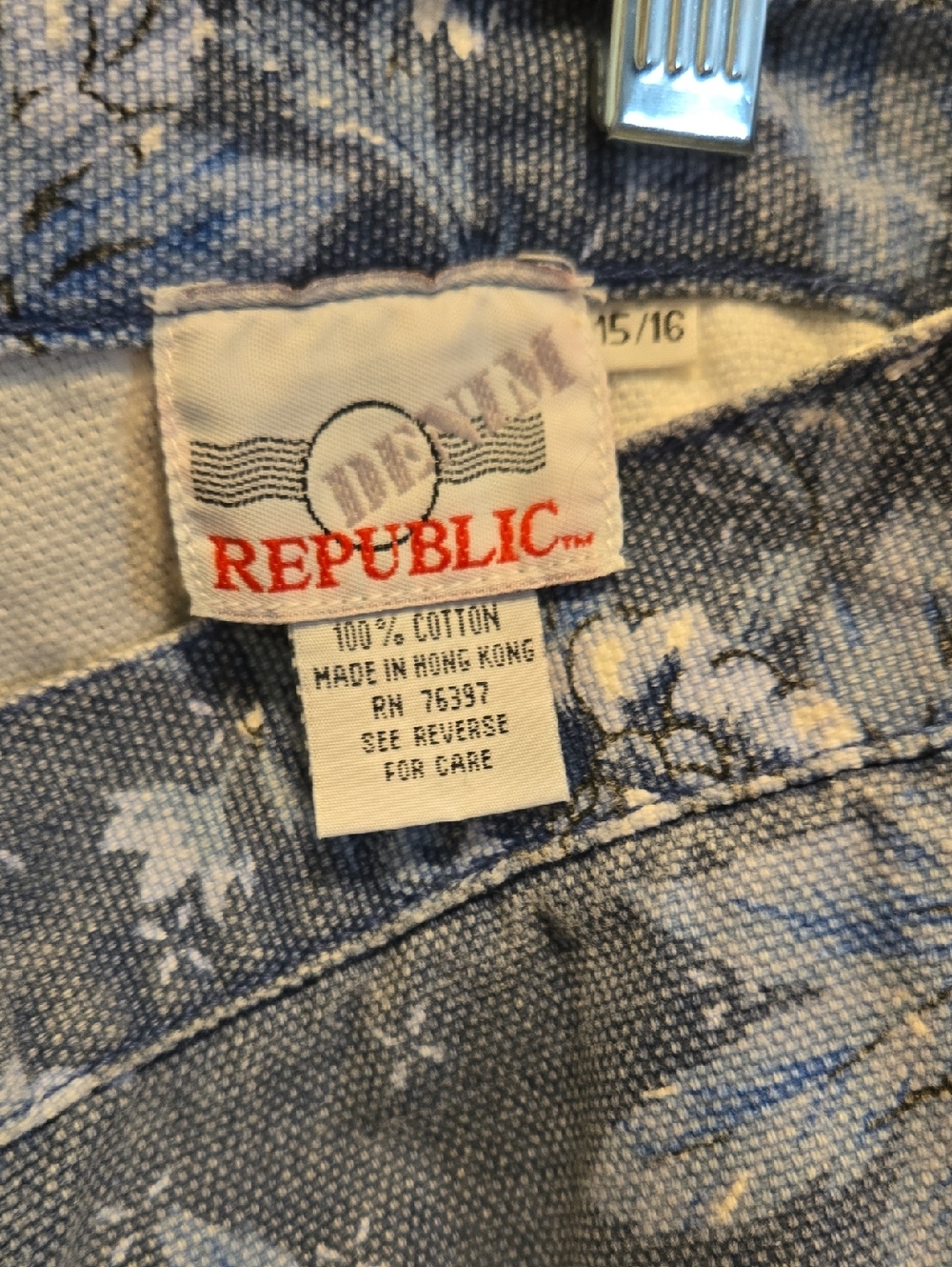 DENIM Republic Blue Floral  Shorts